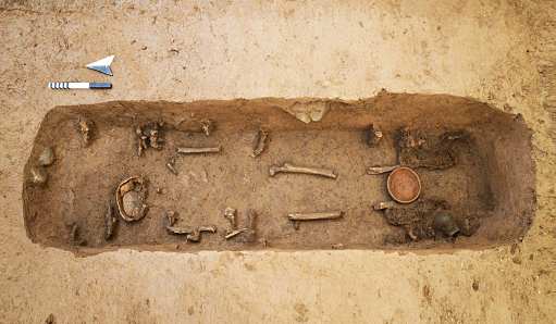 Abbildung 5 Gräberfeld - Römisches Körpergrab
