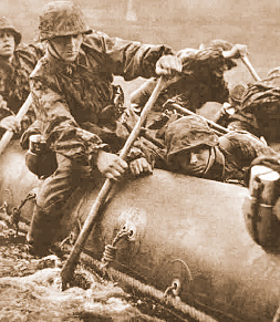 Kriegsende Untermosel - Übersetzen über die Mosel